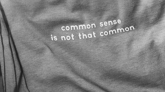 Common-sense The rise of the Common Sense Movement